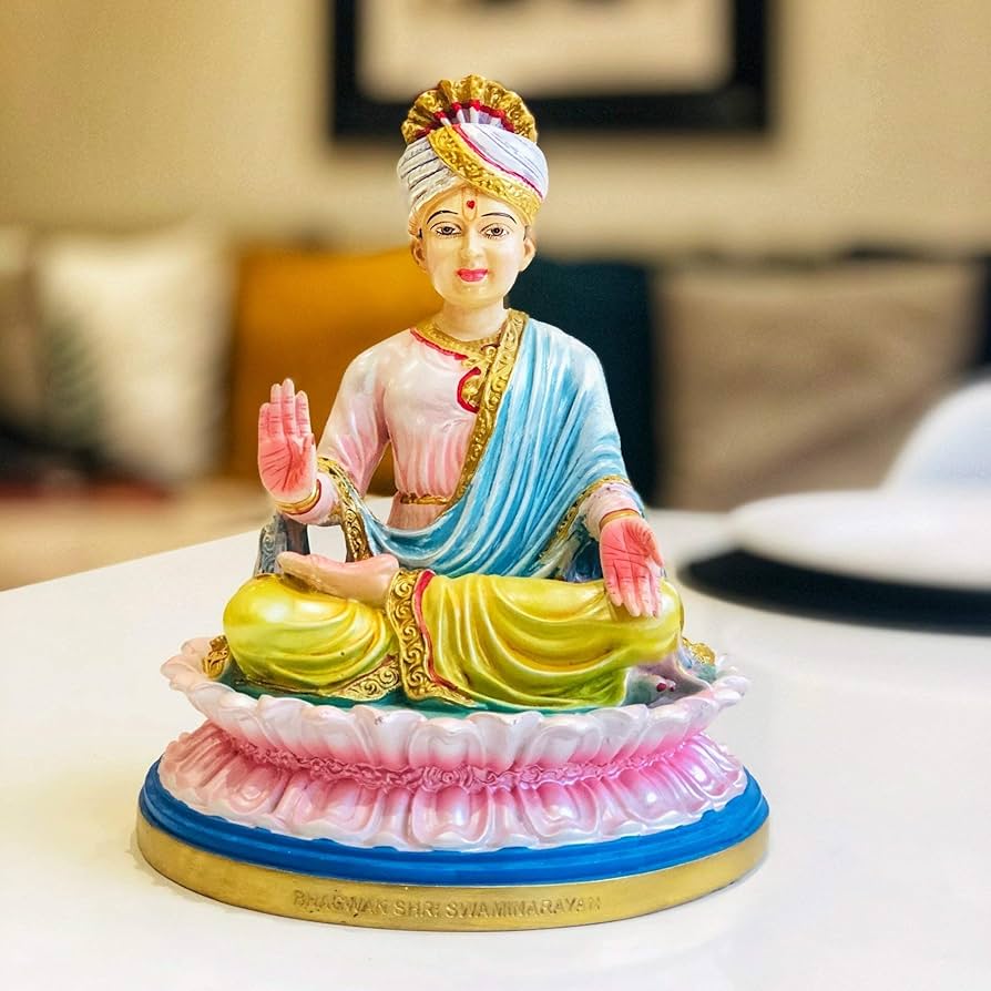 SrI Krishna CULTURE-New Big Sitting Swami Narayan Murti